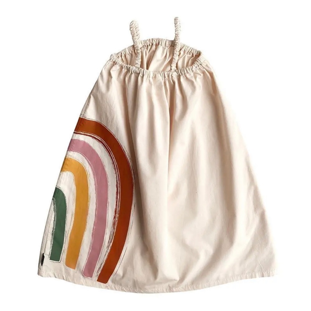 Little Man Happy Organic rainbow dress 7-9y